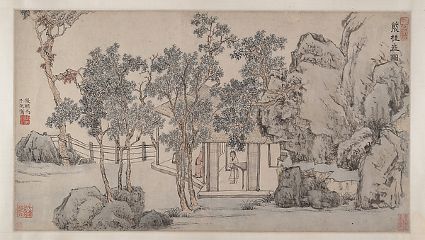 Wen Zhengming, The Cassia Grove Studio