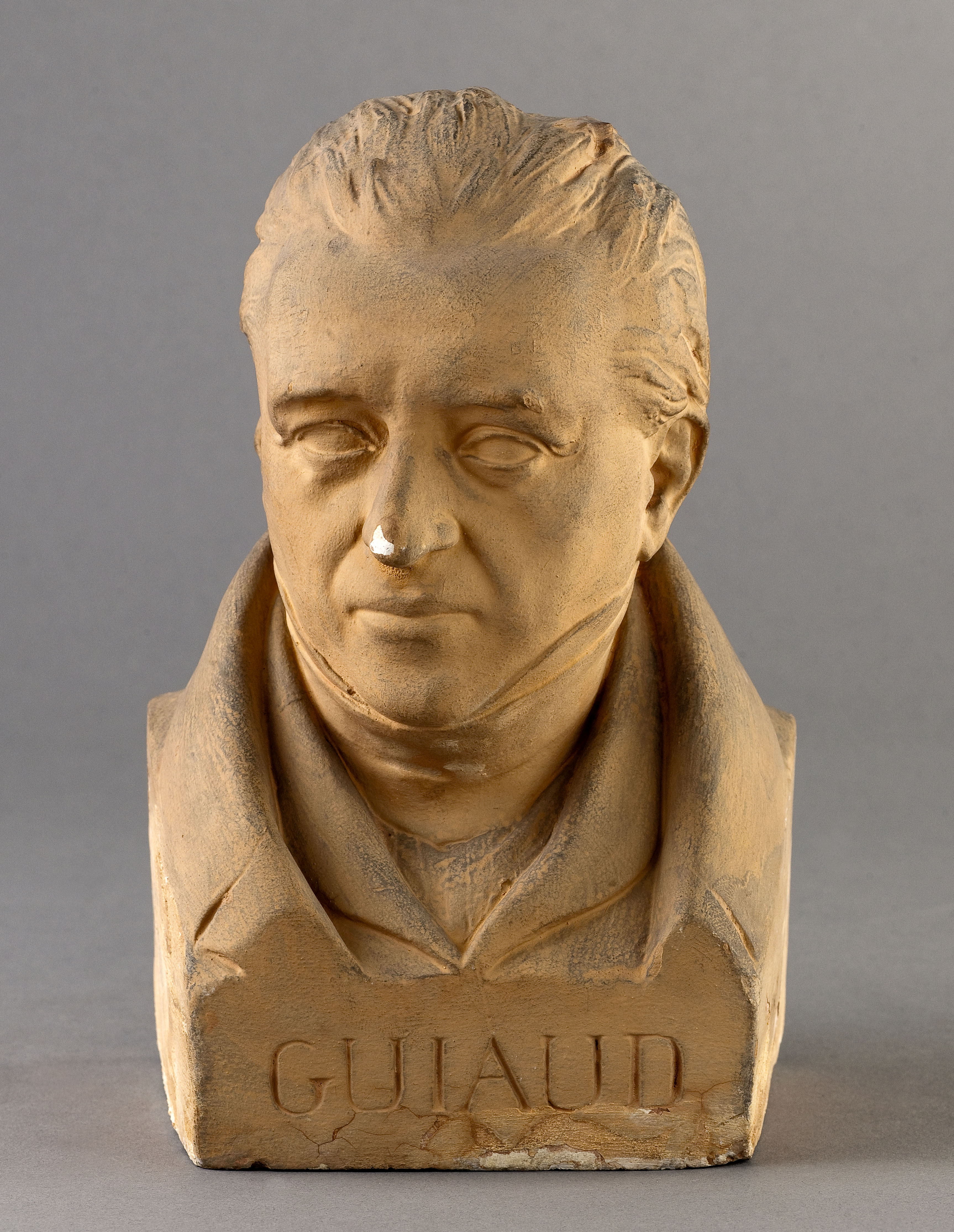 Jean Pierre Dantan, Portrait sérieux de l'acteur au Théâtre-Français, Joseph-François Guiaud (1778-1846)