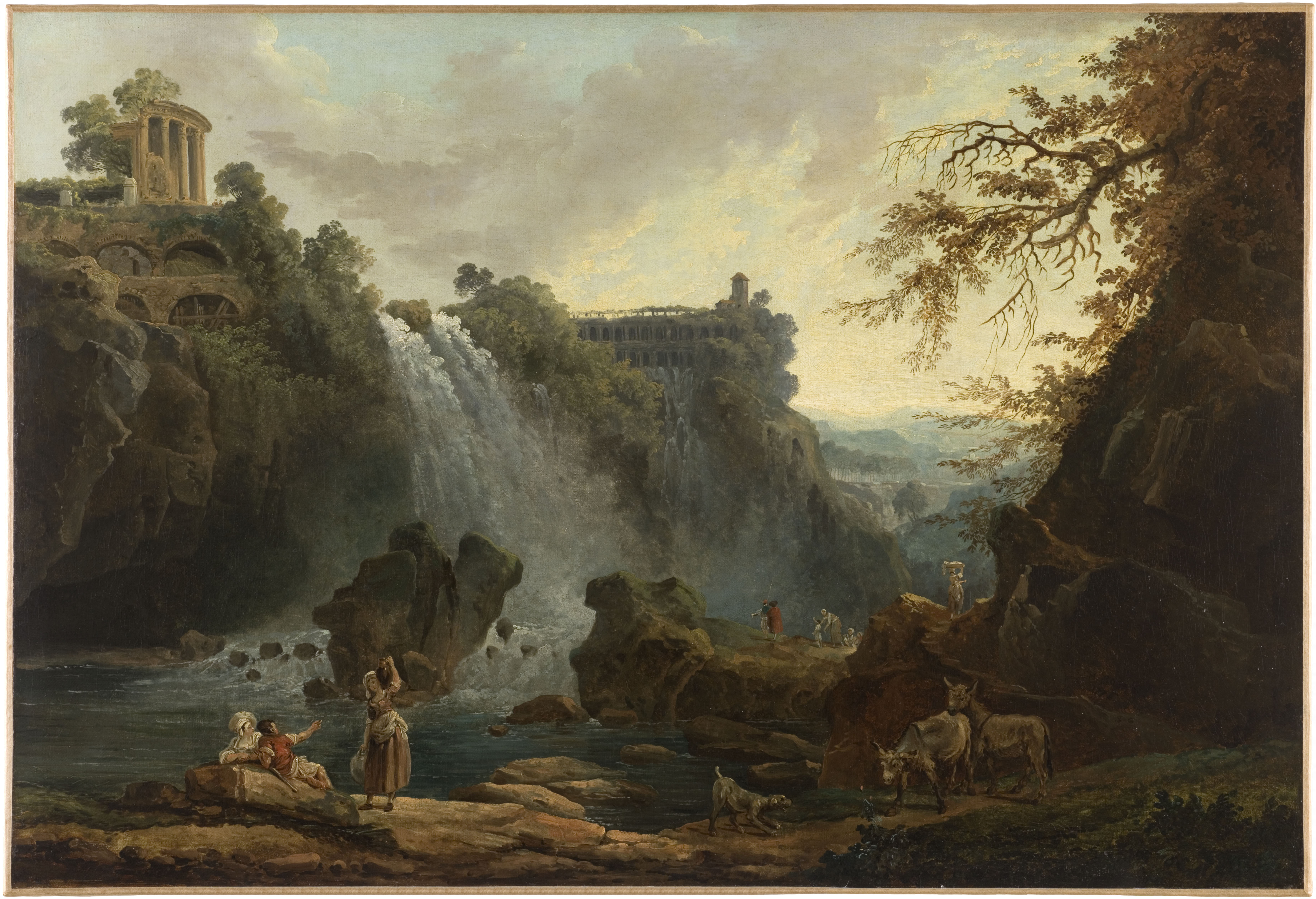 Hubert Robert, Les Cascatelles de Tivoli