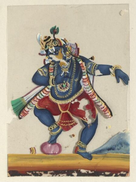 Unknown, One of five paintings of Hindu deities.