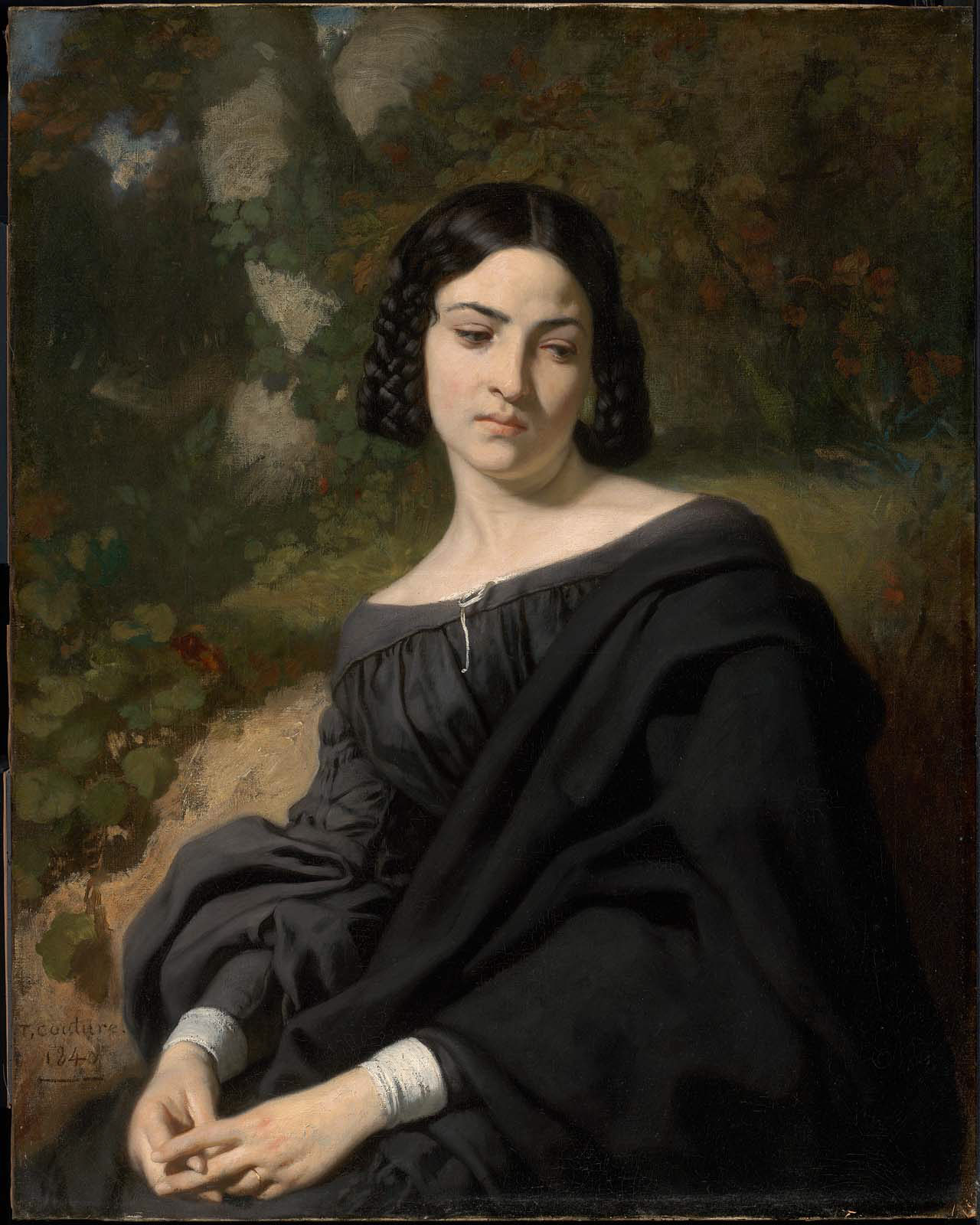 Thomas Couture, A Widow
