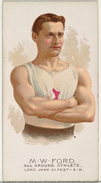 Allen & Ginter, M.W. Ford, All Around Athlete, from World's Champions, Series 2 (N29) for Allen & Ginter Cigarettes