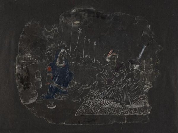 Unknown, One of sixty-three paintings depicting occupations, festivals and ships.