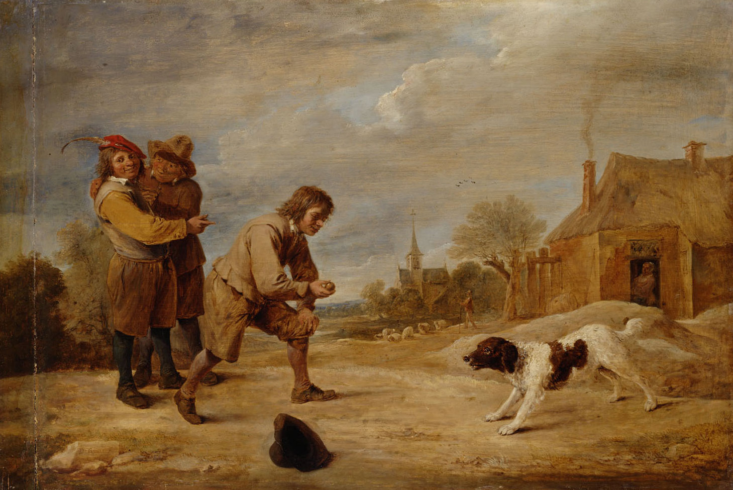 David Teniers the Younger, Peasant boy with his dog