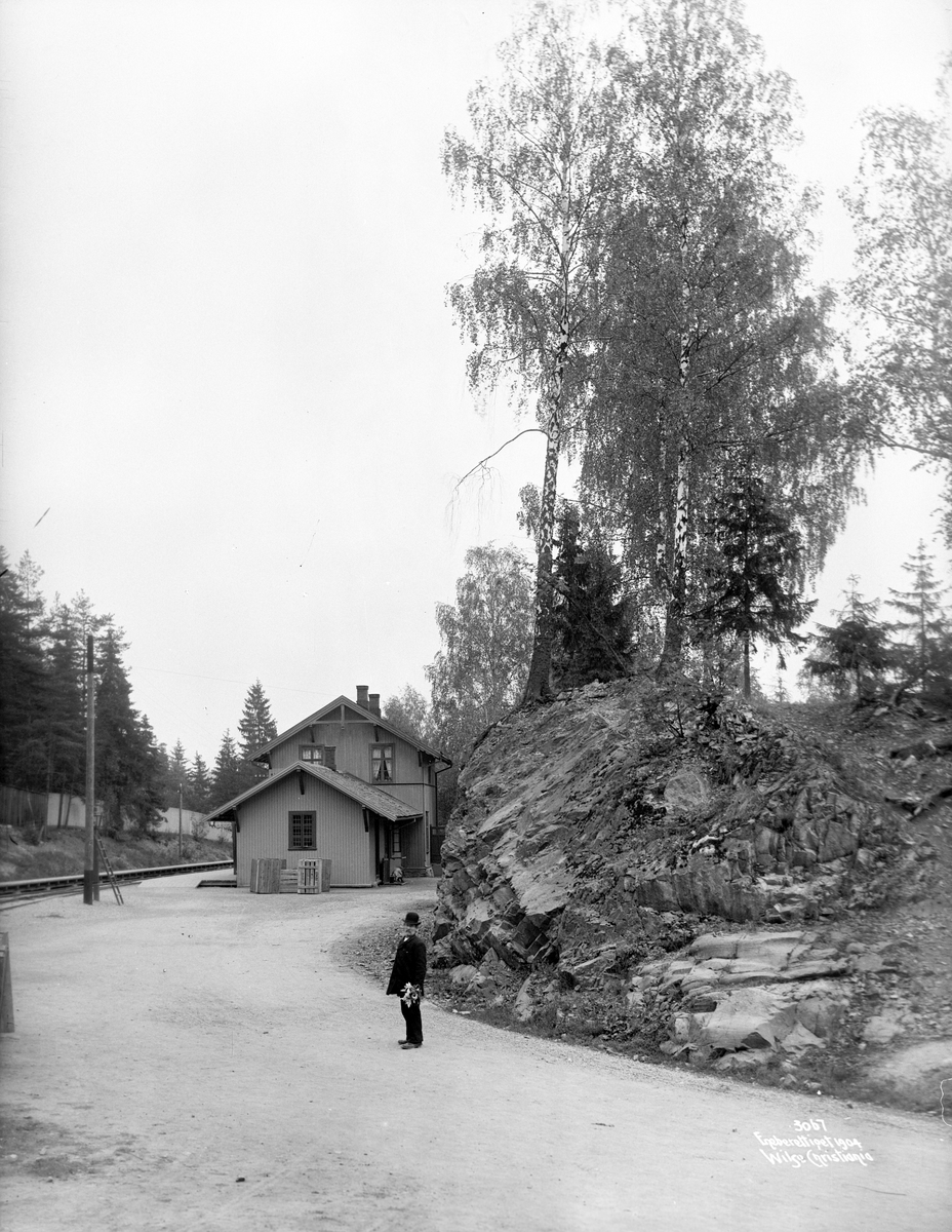Anders Beer Wilse, Prot: Høvik - Jernbanestation 15/7 1904