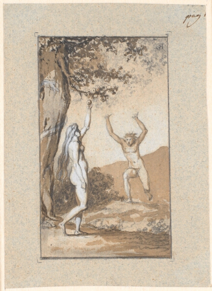 Nicolai Abildgaard, Eva plukker af Kundskabens Træ