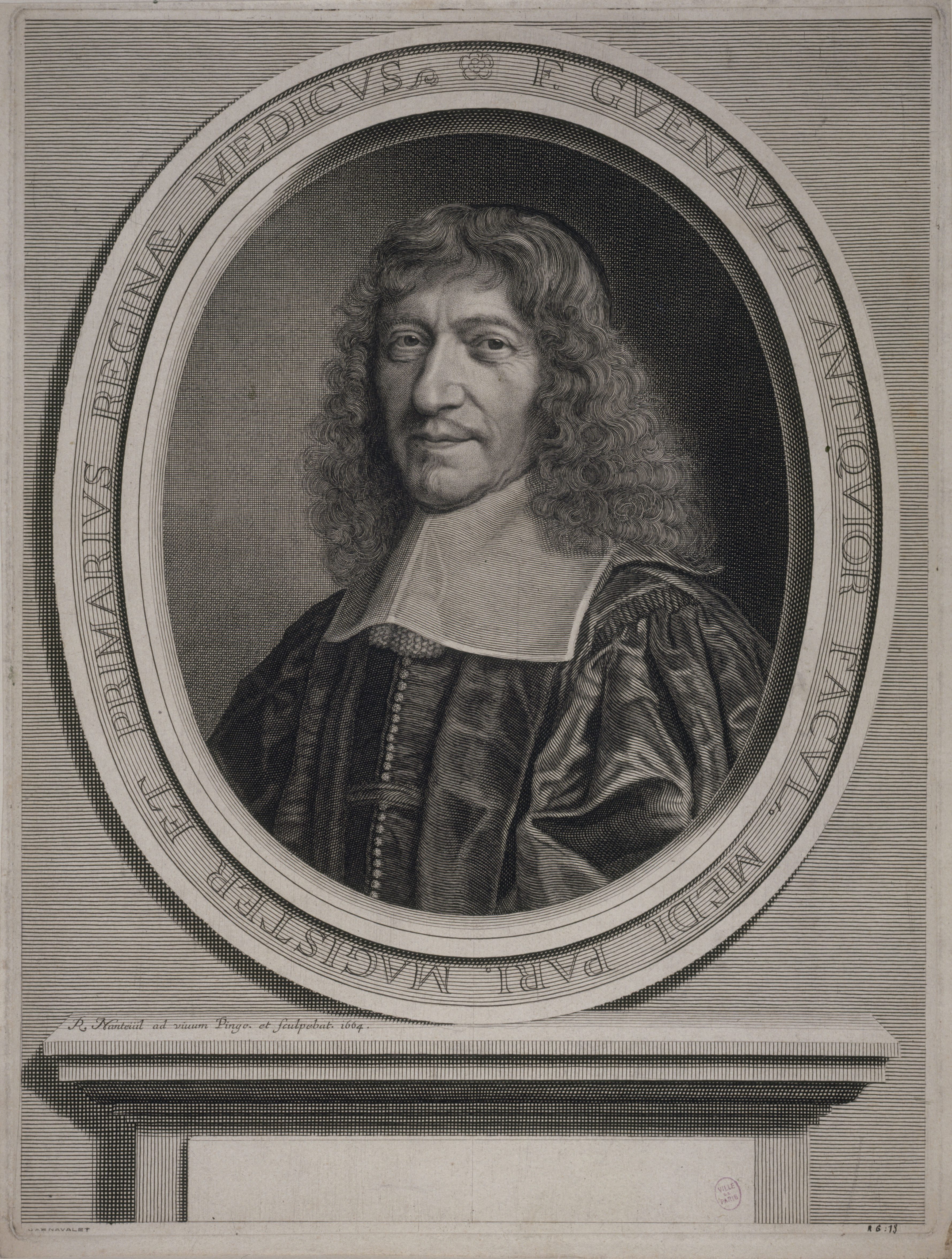Robert Nanteuil, François Guenault. 1664.