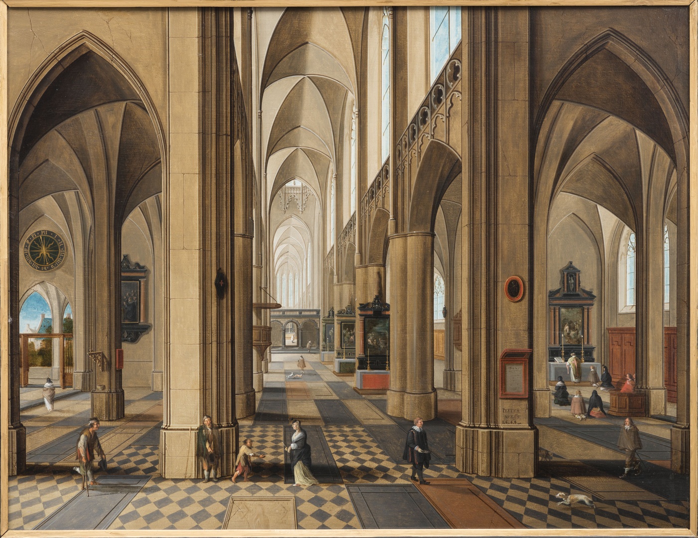 Pieter Neefs the Elder, interior of a church