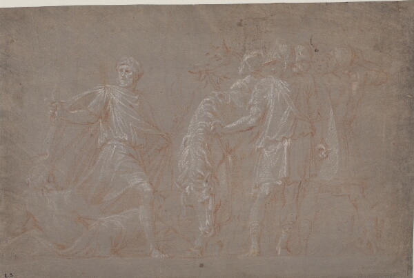 Polidoro da Caravaggio, Mucius Scaevola krydser Tiberen