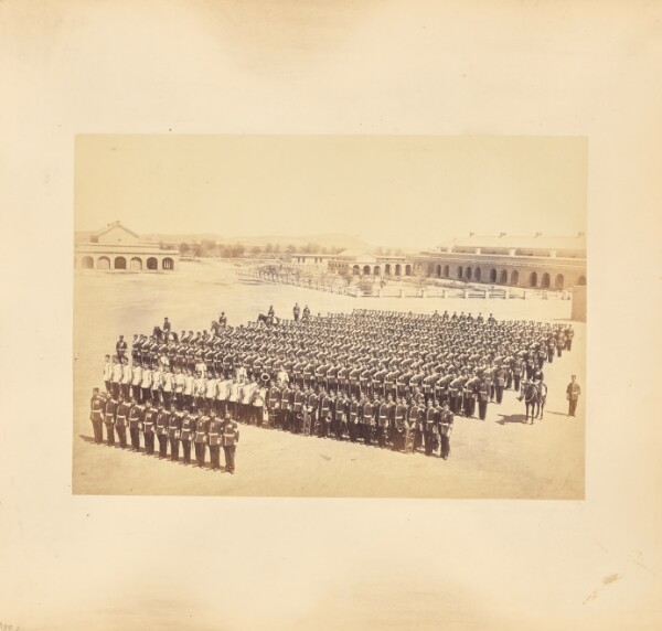 Unknown, [The 90th Regiment of Foot on parade]