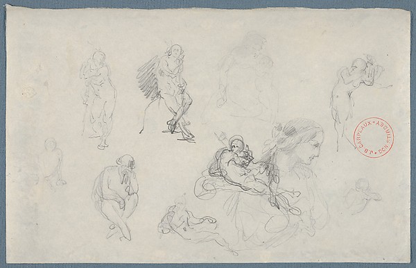 Jean-Baptiste Carpeaux, Studies after Michelangelo