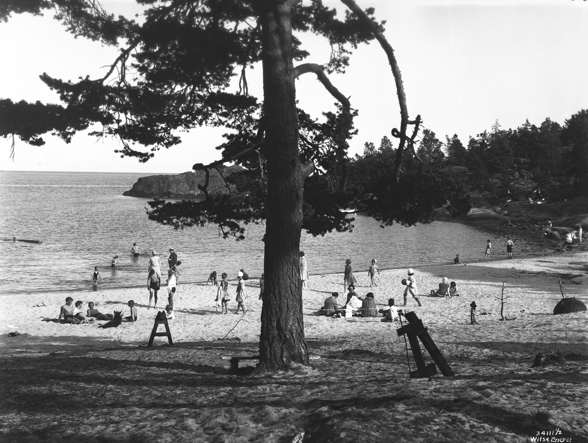 Anders Beer Wilse, Prot: Sørland - Arendal, badestrand