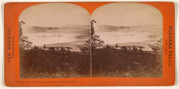 George Barker, Horseshoe Fall from the Canada Southern Railway