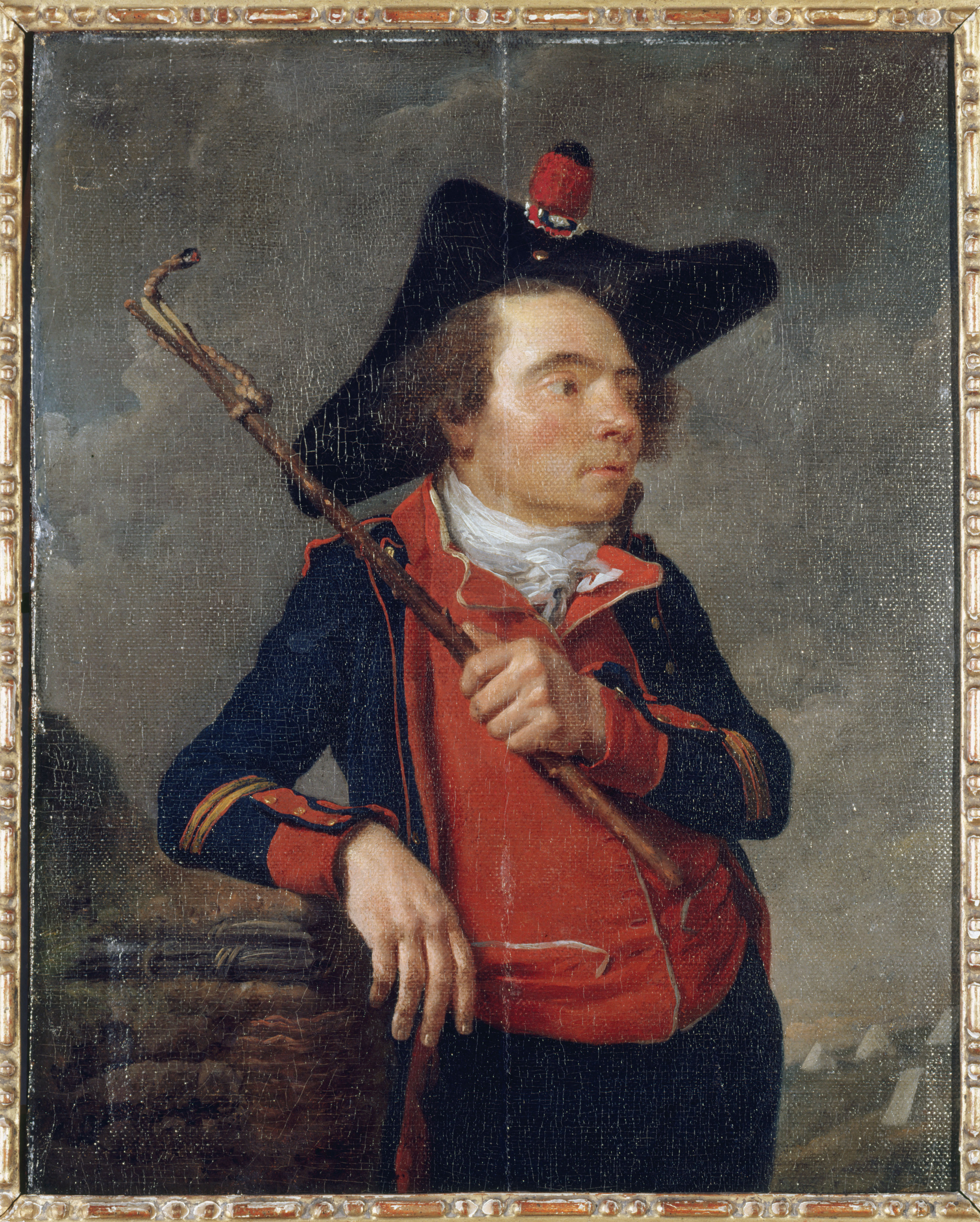 Anonyme, Portrait d'un artilleur de la garde nationale