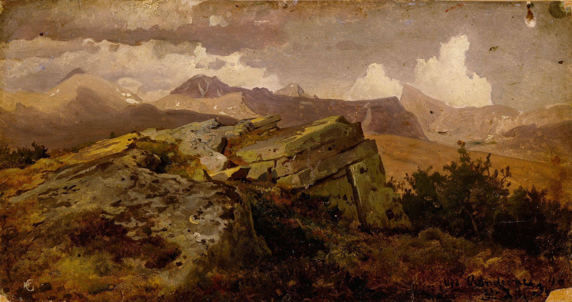 Hans Gude, Norwegian Highlands
