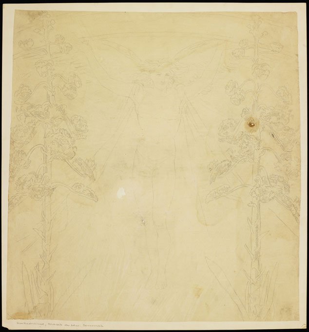 Bettine von Arnim, Sonnenweib [Teilentwurf zum Goethe-Denkmal]