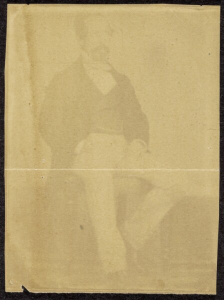 Unknown, [Portrait of a Seated Man with Mustache]