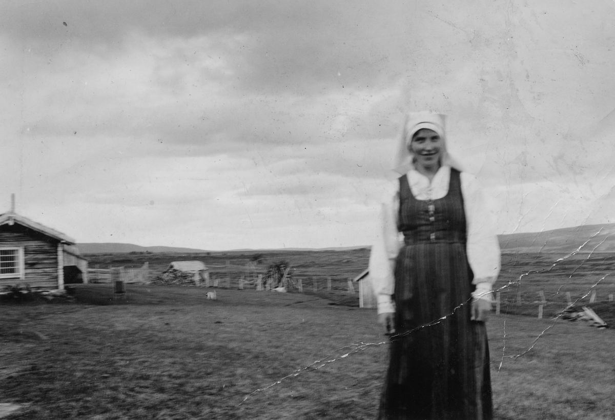 Ukjent, Kvinne i bunad
