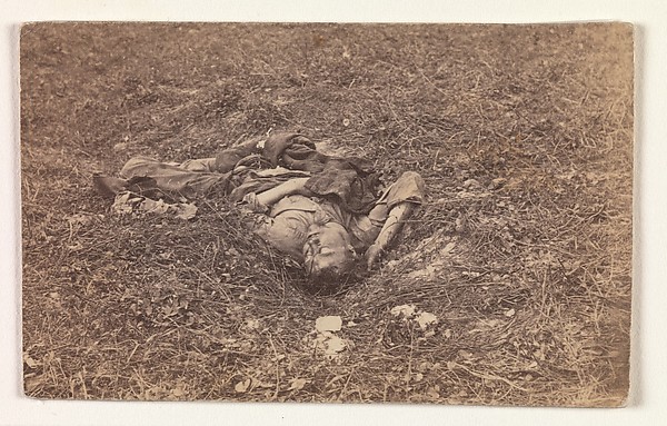 Alexander Gardner, Confederate Soldier [on the Battlefield at Antietam]