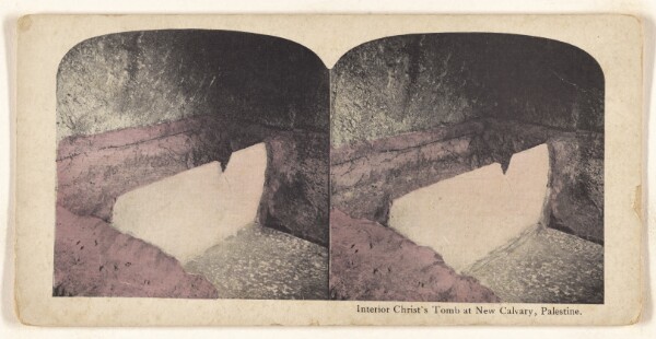 Unknown, Interior Christ's Tomb at New Calvary, Palestine.