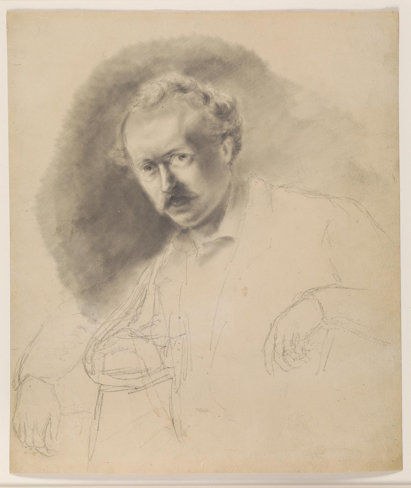 Camille Pissarro, Portræt af maleren Fritz Melbye (1826-1869)