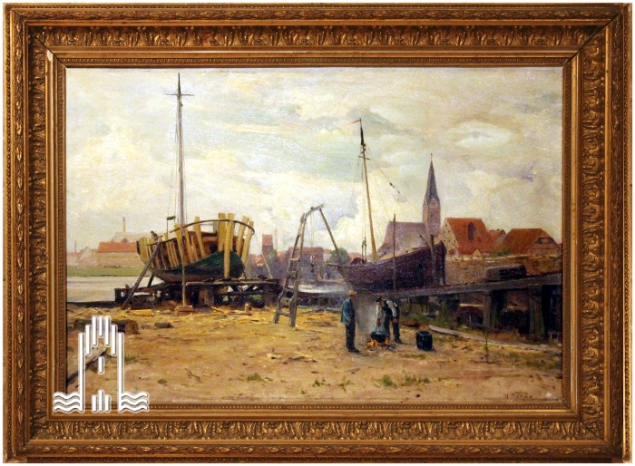 Walter Moras, Anklamer Schiffswerft