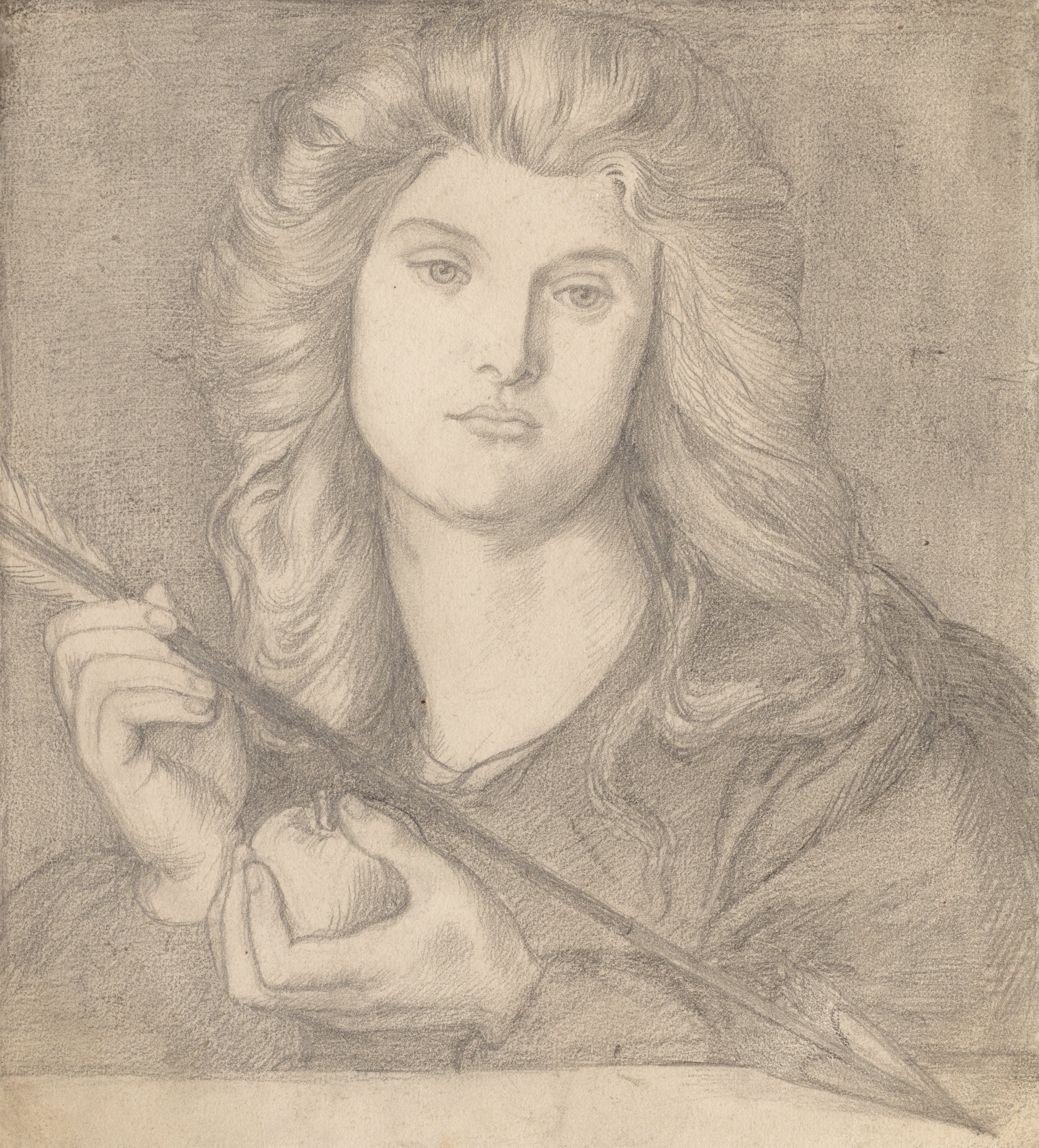 Dante Gabriel Rossetti, Study for "Venus Verticordia"
