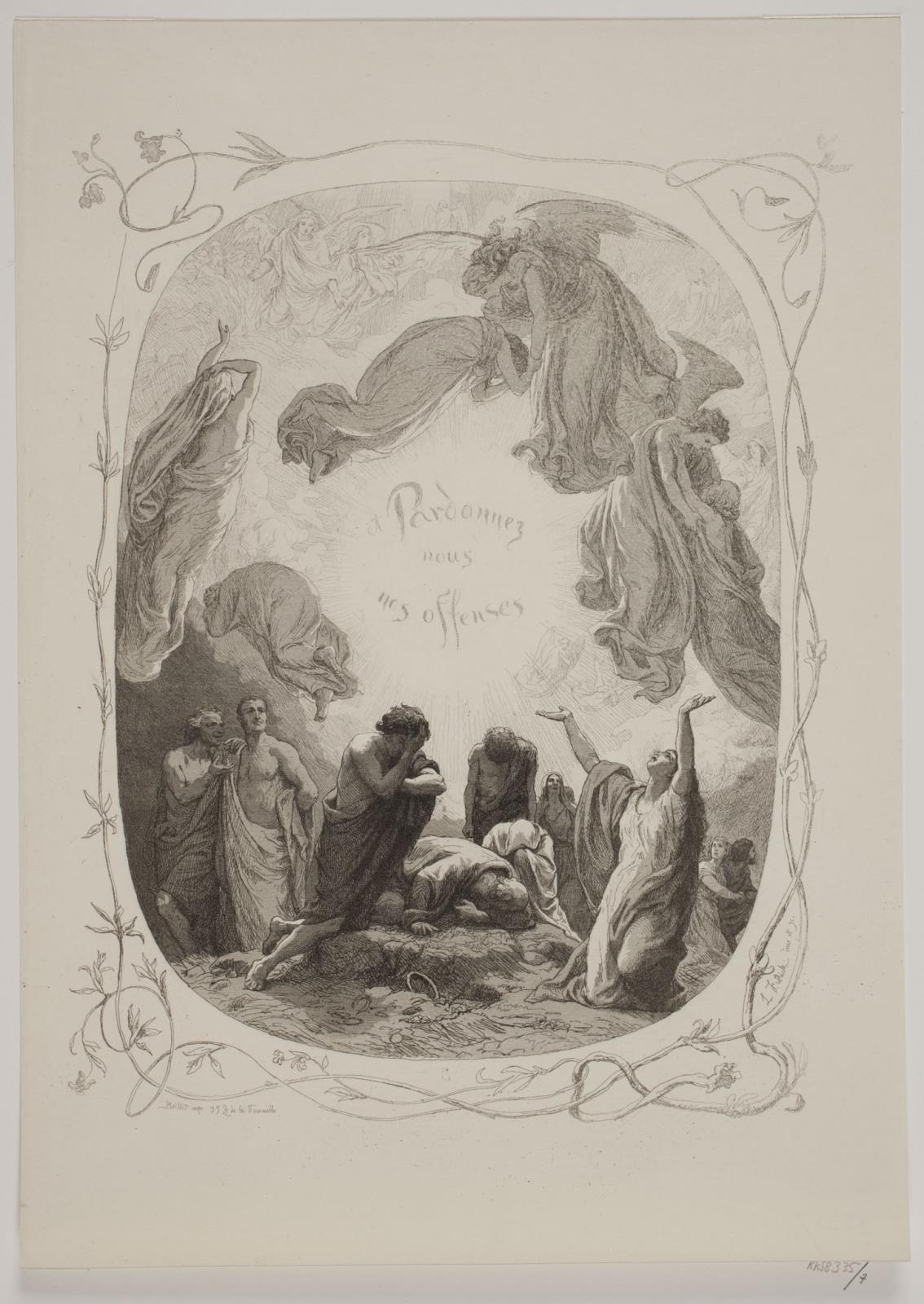 Lorenz Frølich, Illustration til "L'Oraison Dominicale"