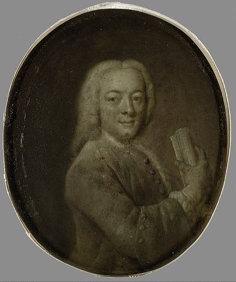 Jan Maurits Quinkhard, Portrait of Bernardus de Bosch I (1709-1786), Poet, Art Patron and husband of Margaretha van Leuvenigh in Amsterdam