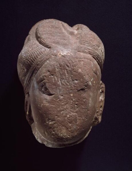 Unknown, Dvarapala, Turbaned head, Mathura