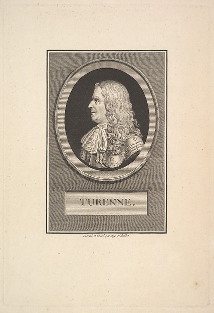 Augustin de Saint-Aubin, Portrait of Henry de la Tour, Vicomte de Turenne