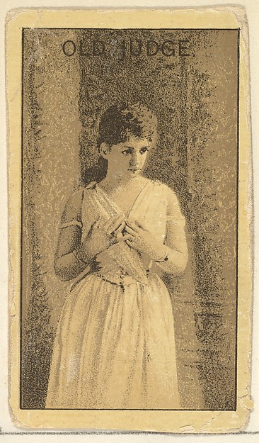 Goodwin & Company, Actress from the Old Judge series (N167) for Old Judge Cigarettes