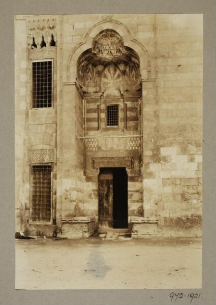 K.A.C. Creswell, Entrance portal of the mosque of Qadi Yahya Zayn al-Din (Habbaniyya), Cairo