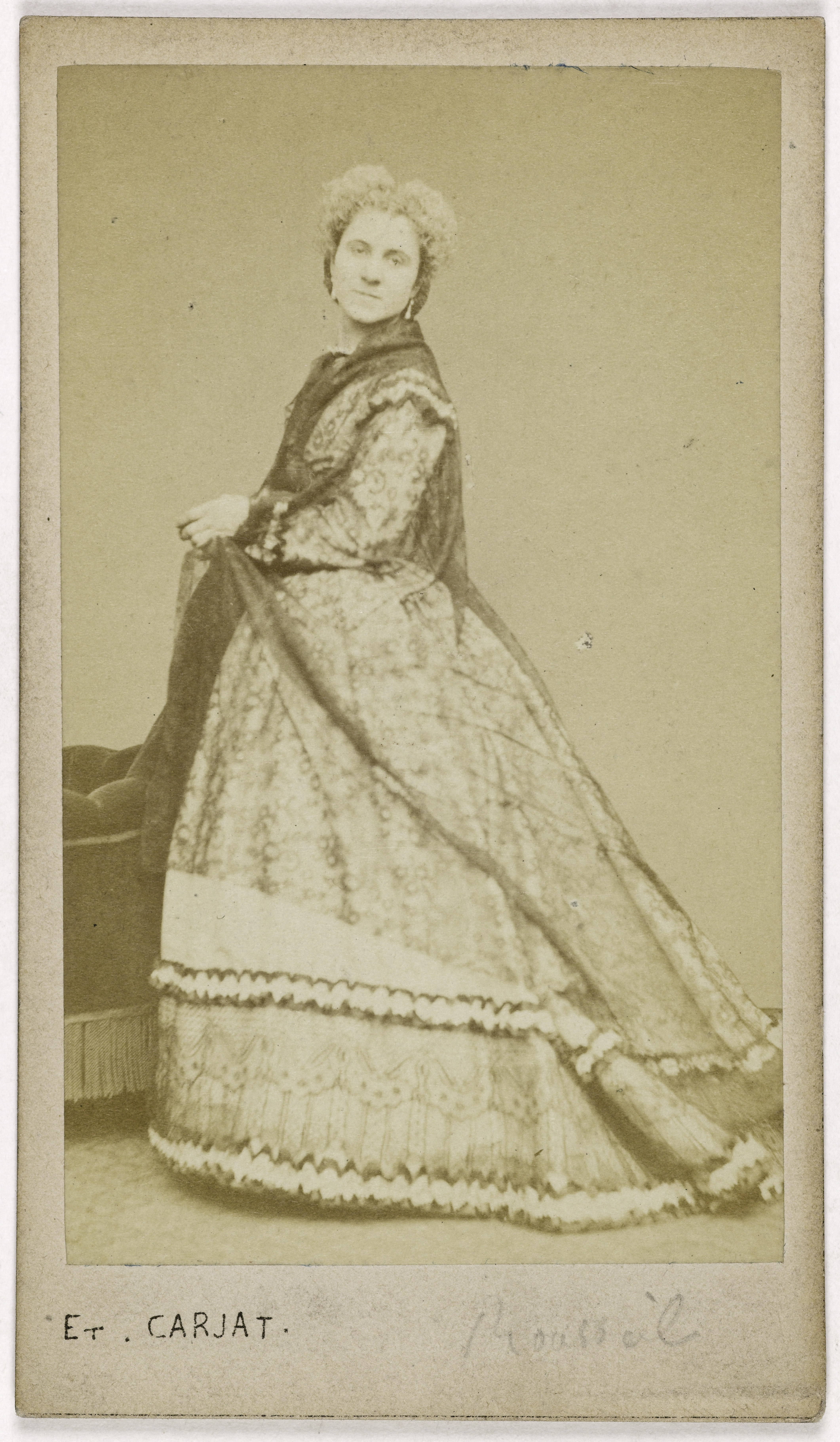 Carjat & Cie, Portrait de Marie Suzanne Rosélia Rousseil, (1840- après 1911), (actrice)