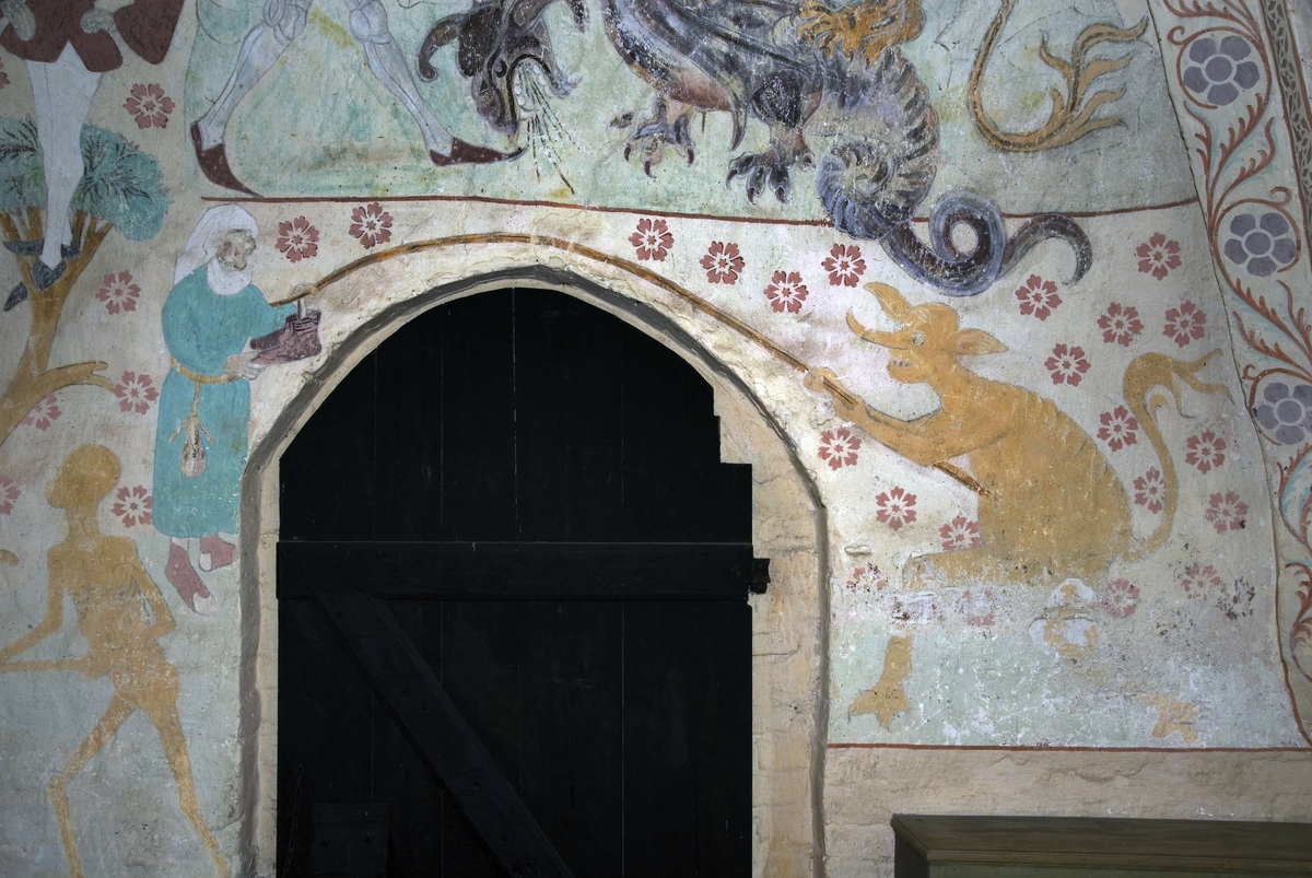 Bengt Backlund, Lime painting in Husby-Sjutolfts Church, Uppland 2009