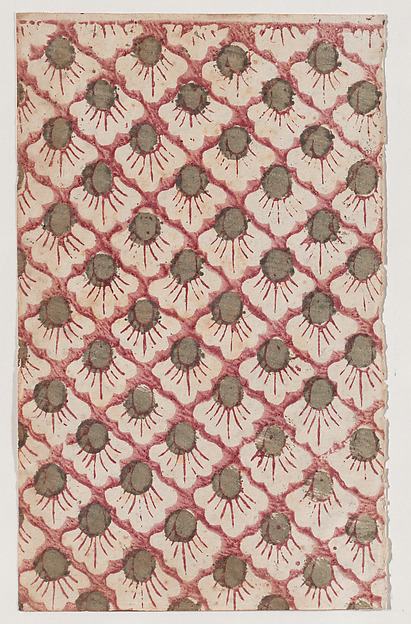 Anonymous, Sheet with overall pattern of petals