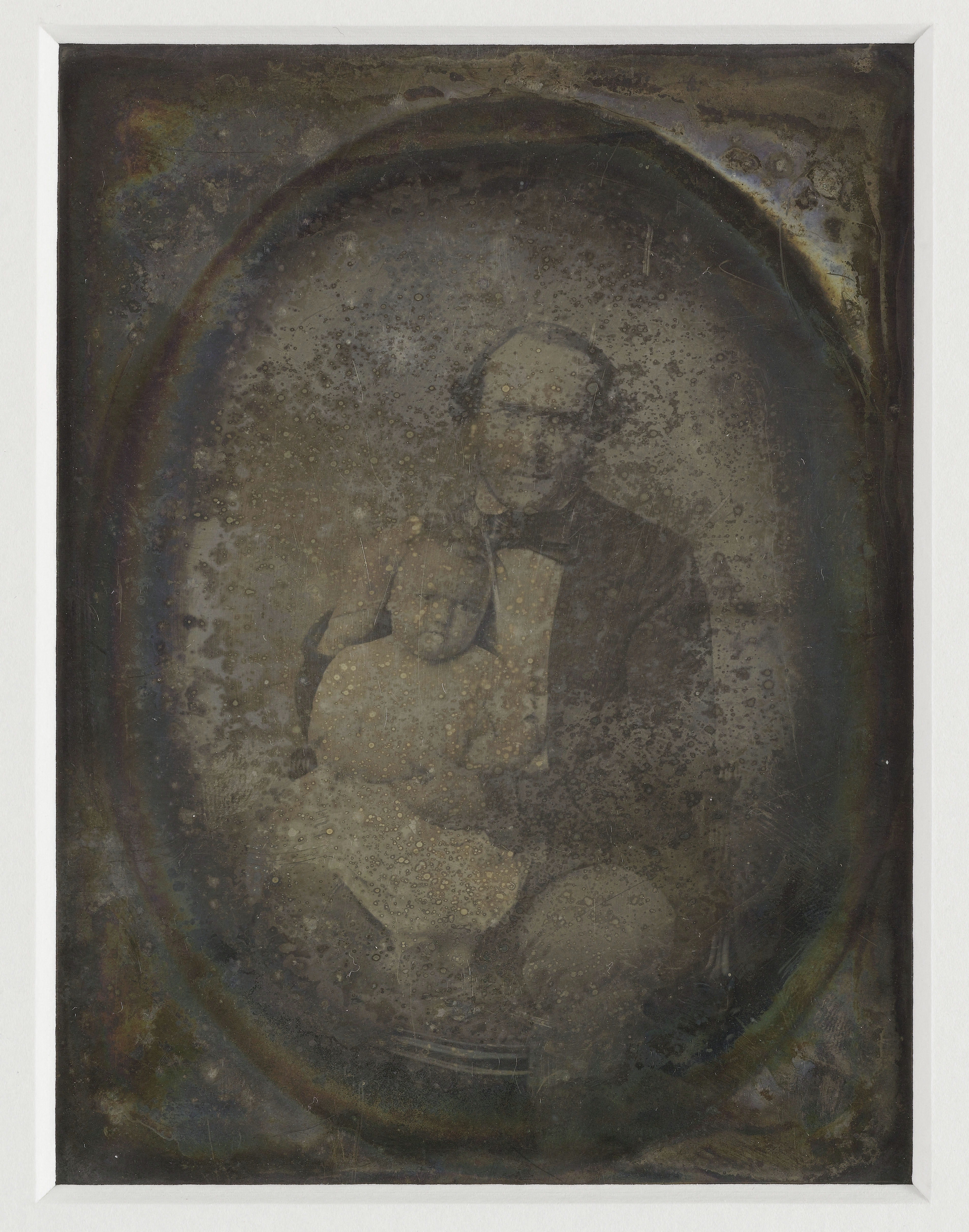 Anonyme, Portrait de Jules Columbia et de sa fille Marie Columbia