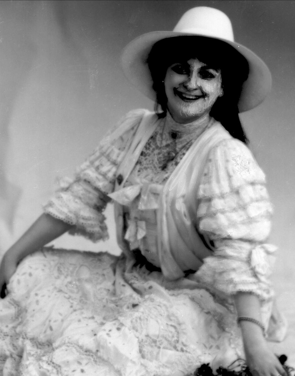 Gustav Borgen, Portrett, danserinnen mademoiselle Ydette-Jolie. 25.5.1906