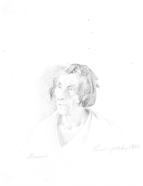 Ditlev Blunck, Gammel italienerinde. Mariana