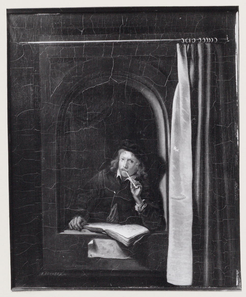 Gerrit Dou, Man with a Pipe