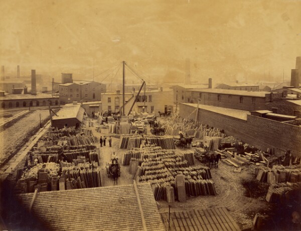 Unknown, [Christian F. Hommel's stone yard]