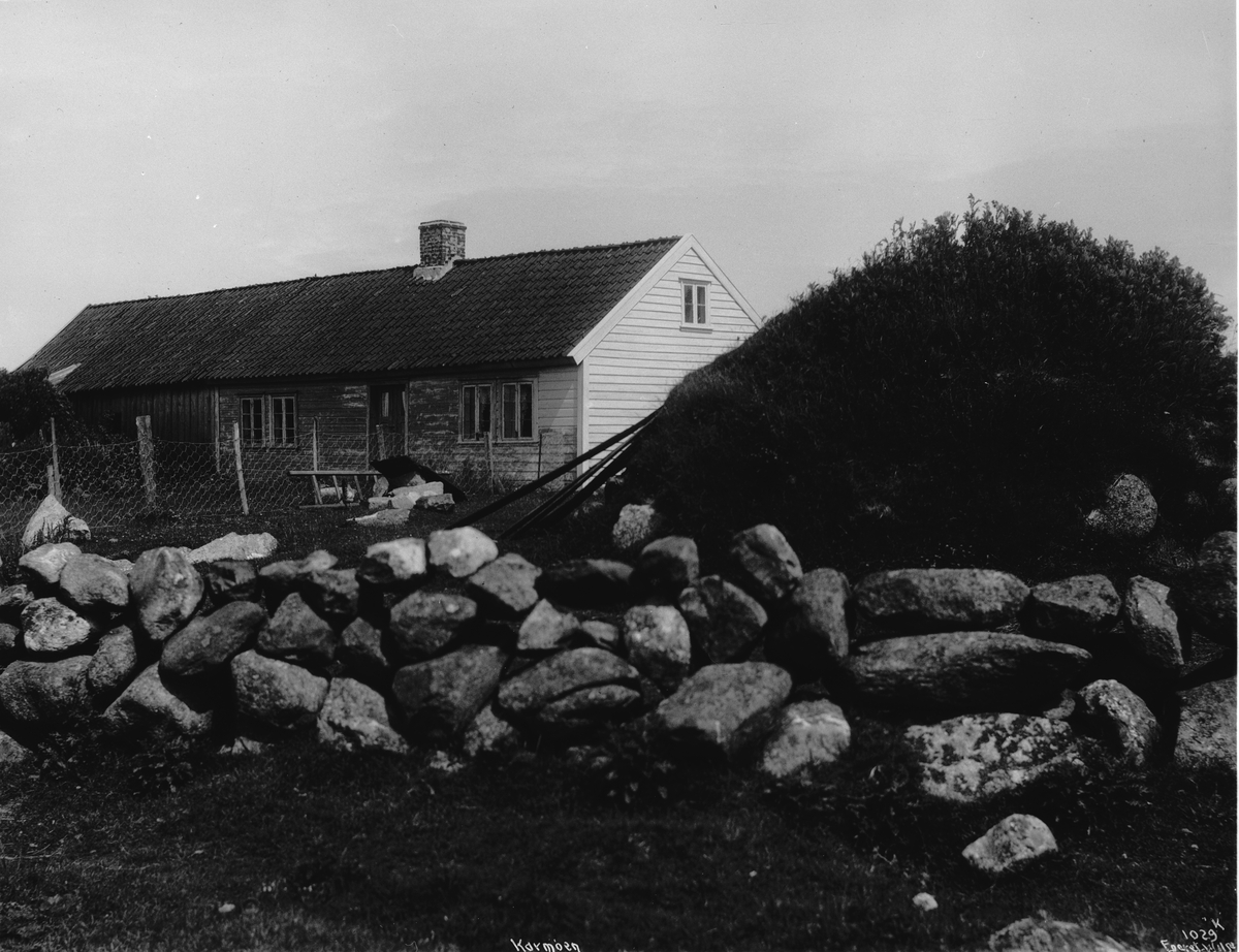 Anders Beer Wilse, prot: Karmøen Hus med Potetskjelder Ferkingstad
