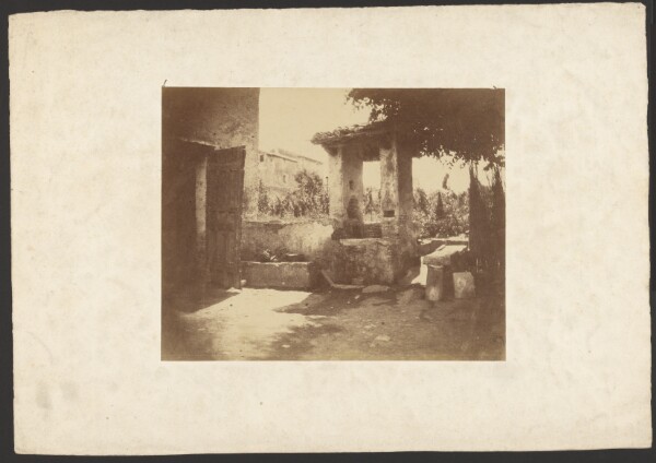 Unknown, [Terrace and garden]