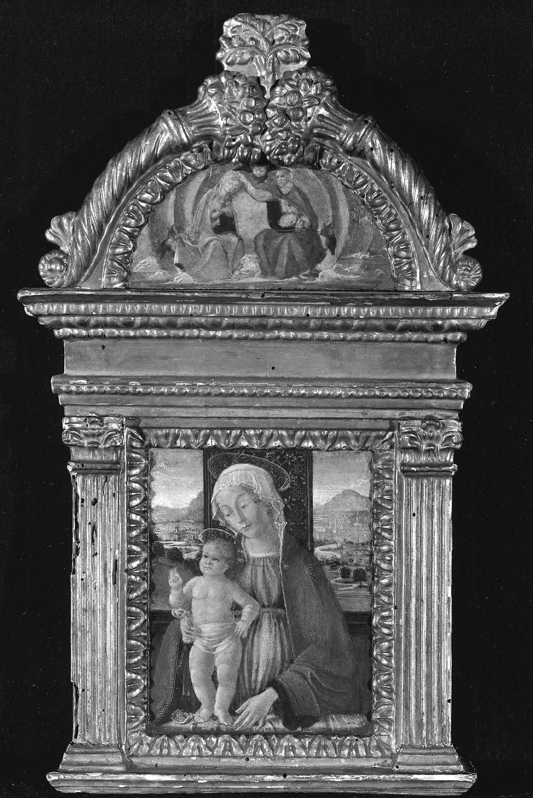 Domenico Ghirlandaio, Virgin and Child; Coronation of the Virgin