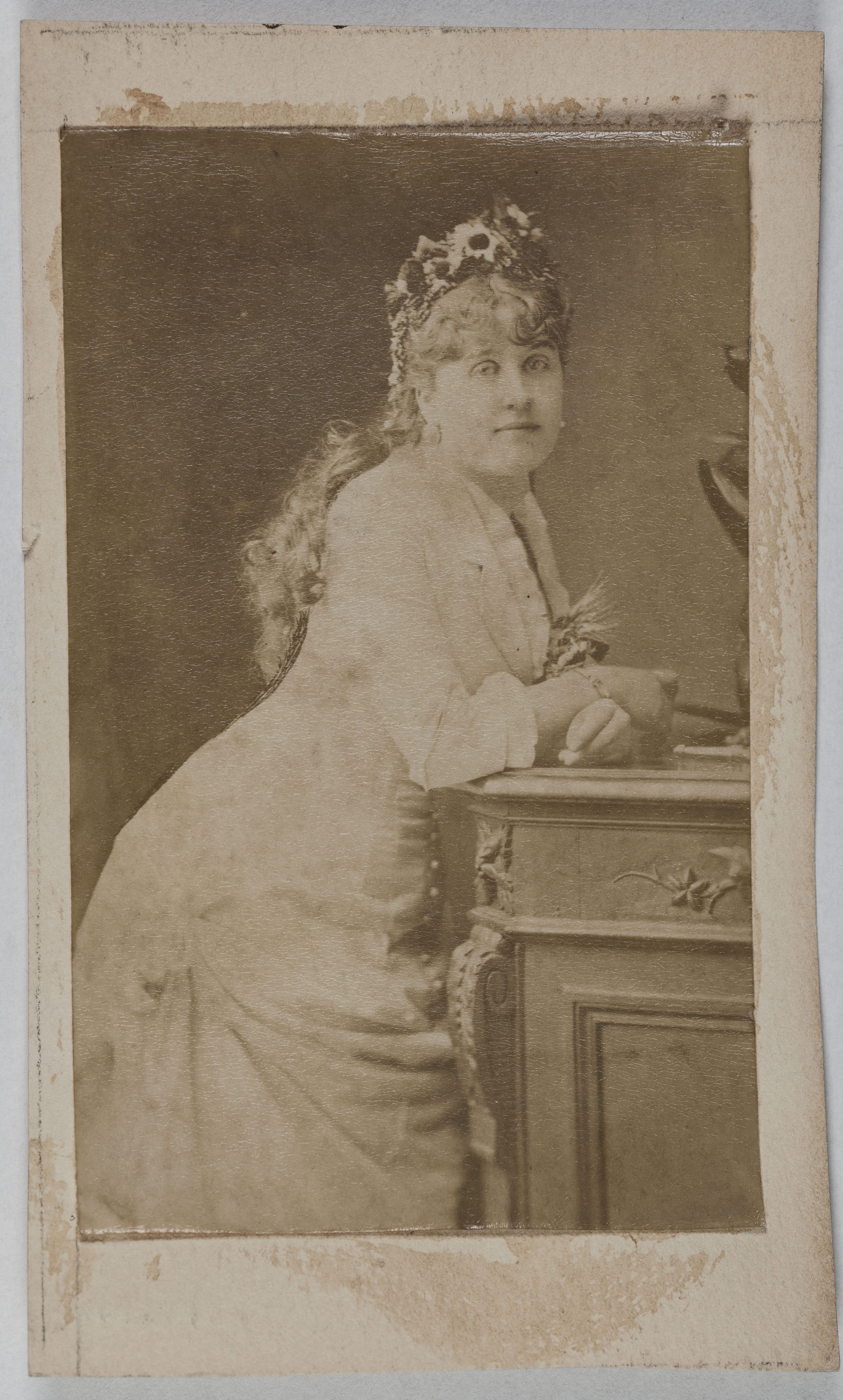 Anonyme, Portrait de Marie Folliot ( -1876), (actrice)