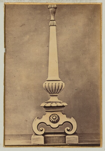 Unknown, [Decorative post]