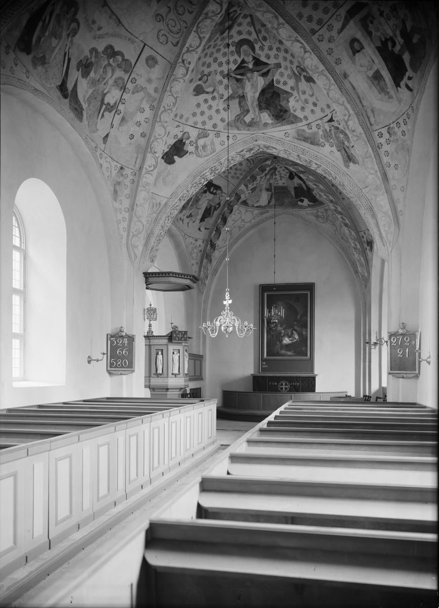 Paul Sandberg, Interior of the Church of the Left, Uppland 1935