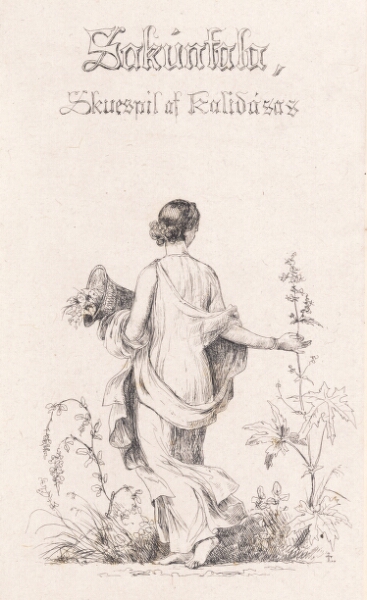 Johan Thomas Lundbye, Blomstersamlerske