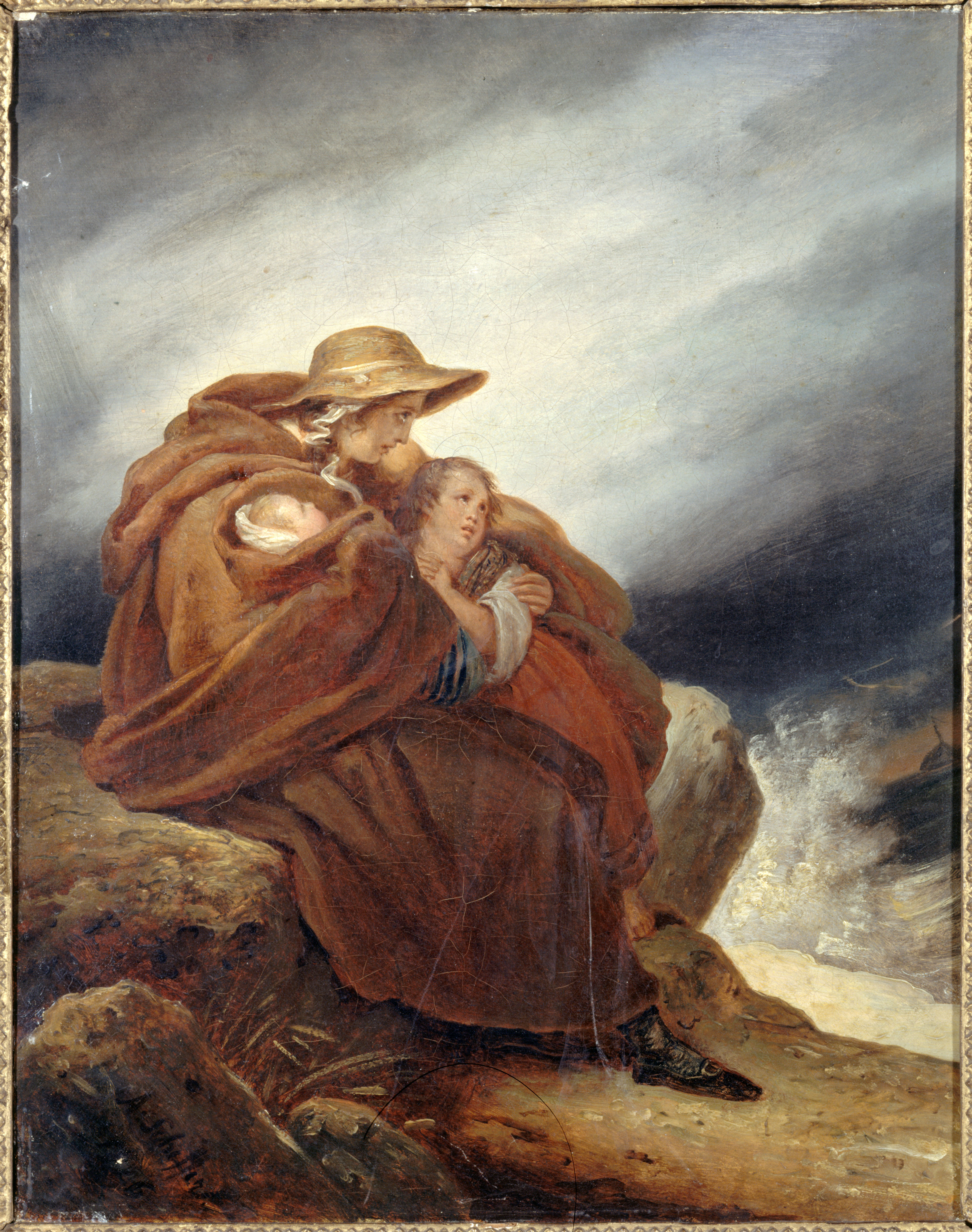 Ary Scheffer, La famille du marin