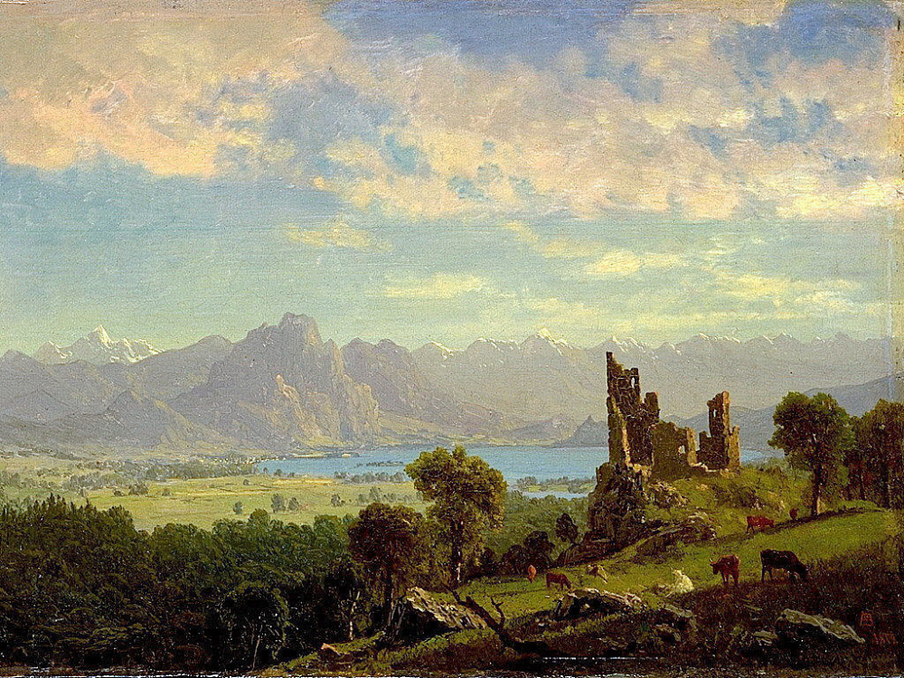 Albert Bierstadt, Scene in the Tyrol